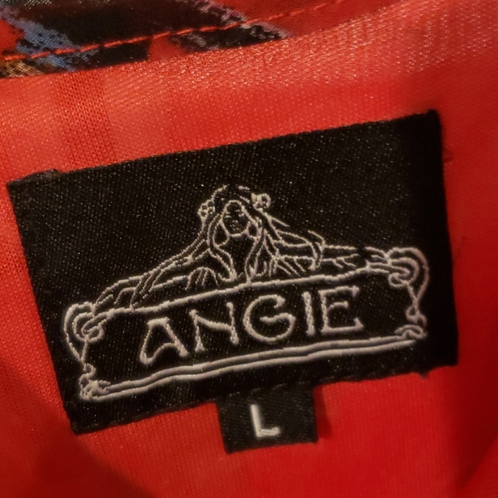 Red Patterned Dress - Picture 3 of 5